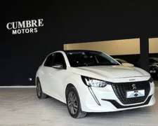 Peugeot 208 1.6 Feline 5p 2021 91.000km Blan $24.600.000 AUT