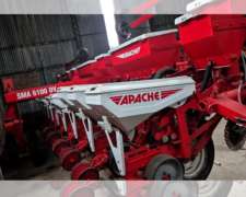 Sembradora Apache SMA 6100 DV de 10 Surcos a 70 CM, a Placa