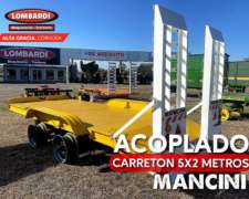 Acoplado Trailer Carretón Mancini Listo para Trabajar