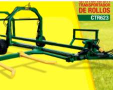 Cargador De Rollos Y Fardos Transportador Agroar Ctr 623