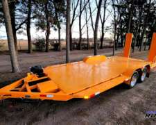 Acoplado Trailer Para Transporte De Maquinas 4 Tn. De 6 Mts.