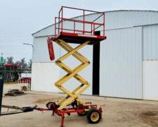Plataforma Elevadora Tijera Manual.