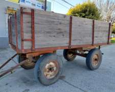 Acoplado de Madera con Baranda