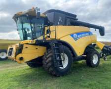 New Holland CR 6080, con Draper 30p