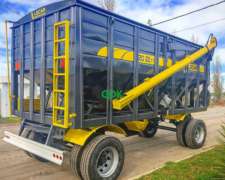 Tolva Semillera y Fertilizante 20-22 TN. Lecar