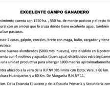 Se Venden 1550 Ha Zona de Santurce Dep. S. Cristobal
