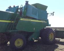 Cosechadora John Deere 1550, Año 2007, 7.000 Hs Motor,