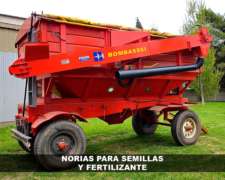 Noria para Semillas y Fertilizante Bombassei con Cinta
