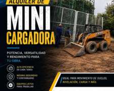 Alquiler de Minicargadoras 115414-8817 Movimintos de Suelos