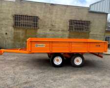 Acoplados Mauro Balancin de 3/4 TT con Barandas Volcables