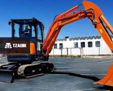 Excavadora Oruga De Caucho Me40 3,8tn Motor Kubota 25hp