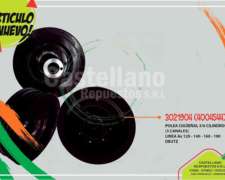 Polea Cigueñal 5-6 Cilindros (3 Canales)