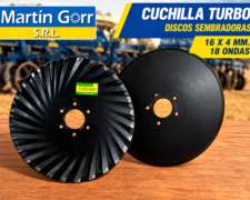 Cuchillas Y Discos / 17 X 4 Mm 18 Ondas -sembradora-