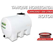 Tanque Horizontal 1.500 Lts. Rotor Acepto Canje Usados