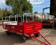 Acoplado Ena De 4 Tt De 4x2 Con Arcos Para Lona