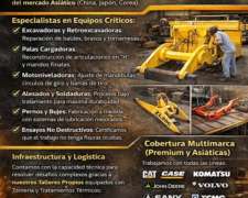 Reparación de Anclajes, Pernos y Bujes para Minicargadoras