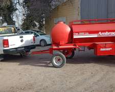 Acoplado Tanque Combinado 2000l + 750l + Baulera Ambroggio