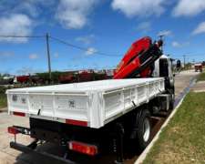 Carrocería Baranda Volcable + Grua Industrias JEP