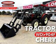 Tractor Chery 90hp 4X4 con Pala