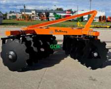 Rastra de Disco 3 Ptos RD120 12 Discos de 18x4 MM. Bellmaq