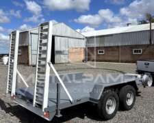 Trailer Con Rampas De Auxilio