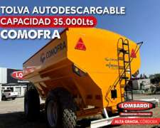 Tolva Autodescargable Comofra 35.000lts Lista para Trabajar