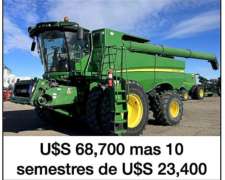 Cosechadora John Deere S680 2017 1930hs 2 WD