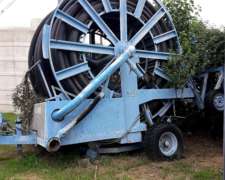 Carretel Porta Manguera Riego Transportable