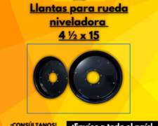 Llantas Para Rueda Niveladora 4 1/2 X 15