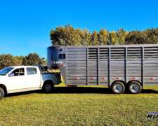 Semirremolque Homologado para Caballos Formato Americano