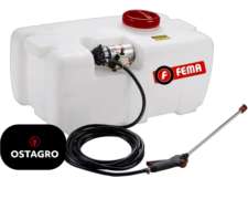 Pulverizador 100lt-12v. 5,3l/m -60 PSI -6mt.manguera