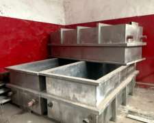 Lote De 10 Bachas De Acero Inoxidable – 2000 Litros