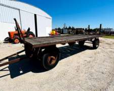 Acoplado Playo de Madera 7,30 Mts por 2,20 Mts.