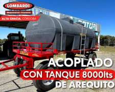 Acoplado con Tanque Plástico - 8.000lts - de Arequito