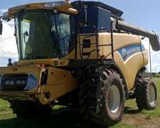 Cosechadora New Holland CR 6090 2014 - Draper Tecnicolon 30