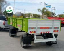 Acoplado Playo Rural MD 06 6tn 4,00 X 2,20 Mts. Mancini
