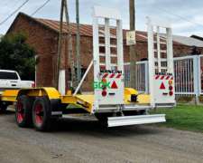 Carreton Tipo Trailer 4tn C/rampa Trasera 5x2. Mancini