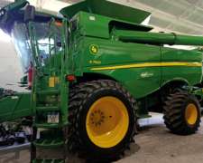 Cosechadora John Deere S760, año 2020
