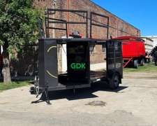 Trailer Para Drone 1 Eje. Mancini. Disponible.