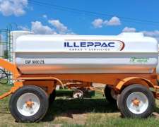 Acoplado Tanque para Riego de Calles. 8.000 Litros. Prfv