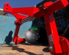 Arado Bordeador 26 X 6. Distrimaq.