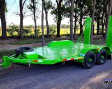 Acoplado Trailer Homologado P/transporte de Maquinas 4 TN.
