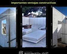 Smartbuild - Paneles de EPS con Malla de Acero y Concreto