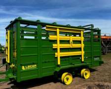 Acoplado Jaula Vaquero Lecar con Cubiertas