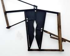 Cepo de Hierro y Madera con Mordaza de Caño