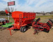 Tolva Semillera Gimetal AC 26000 C/doble Tubos Descarga