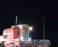 Cosechadora Massey Ferguson 6850 con Plataforma y Maicero