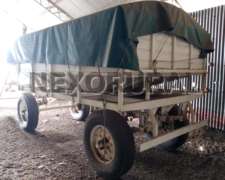 Semillera 8 TT Arenada, con Arcos, Lona, Enganche Trasero,