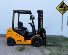 Zolid Z25e 2.500kg T/T 4.5mt Litio 80v/175a Permuto Todovial