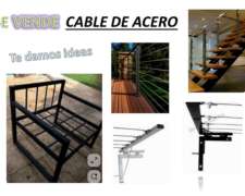 Cable de Acero de Diferentes Grosores